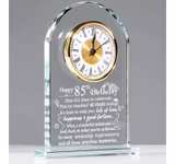 Happy 85th Birthday Quartz Clock Plaque Gifts for Women Men, 85 Years Old Birthd - Image 1