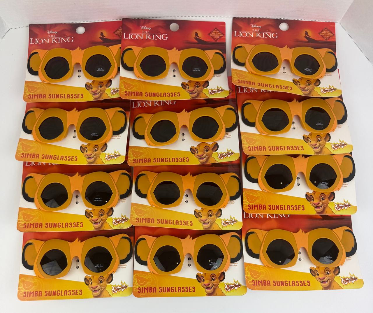 Disney Lion King Simba Sunglasses Lot of 12 Kids Party Favors / Bulk