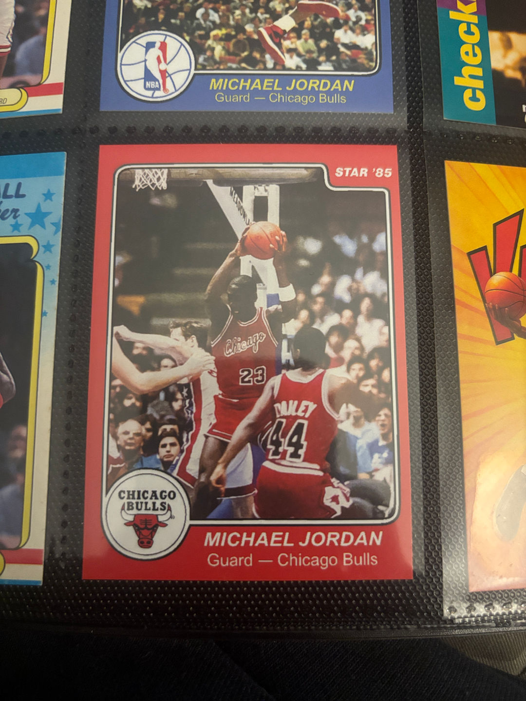 1984-85 Star Michael Jordan #117 Basketball Card