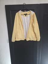 Eddie Bauer Women's Yellow Hooded Windbreaker Jacket - Image 2