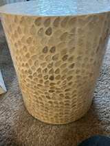 West Elm Capiz Drum Side Table - Image 3