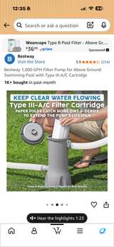 Bestway Flowclear 330 GPH Filter Pump - Image 4