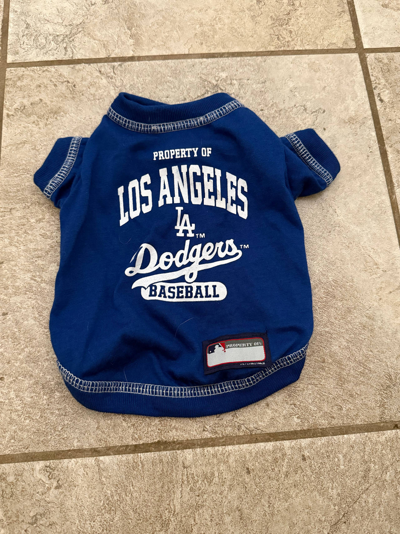 Pets First MLB Los Angeles Dodgers Dog T-Shirt - Size XS