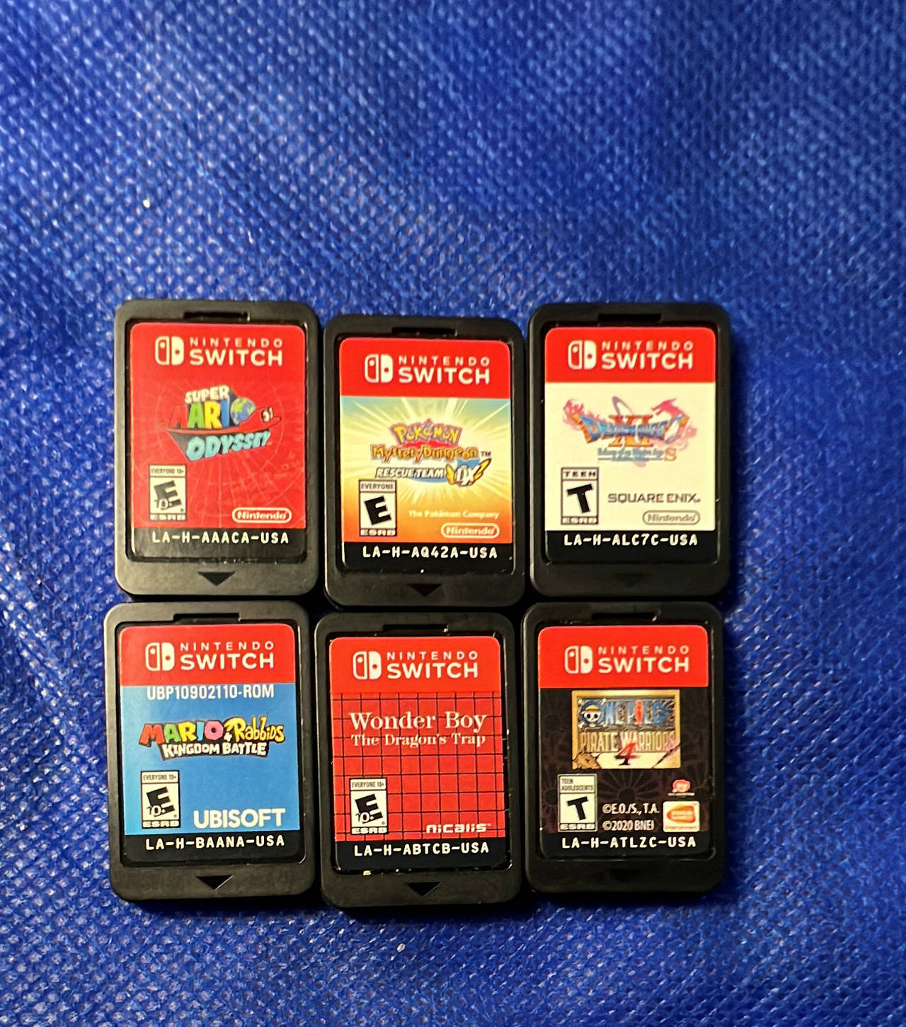 Nintendo Switch 6-Game Cartridge Lot