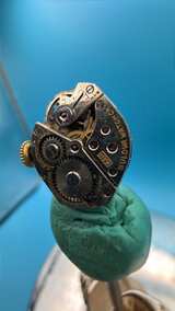 Bulova 6AH 17 Jewel Watch Movement works, beautiful dial - Image 3