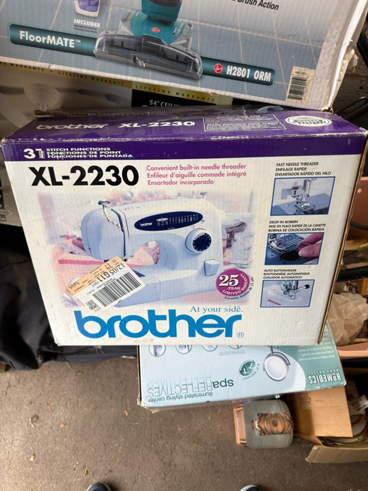 Brother XL-2230 Sewing Machine Never Used