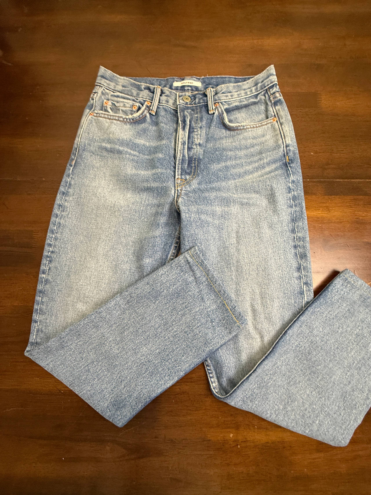 GRLFRND Karolina High-Rise Straight Jeans size 26
