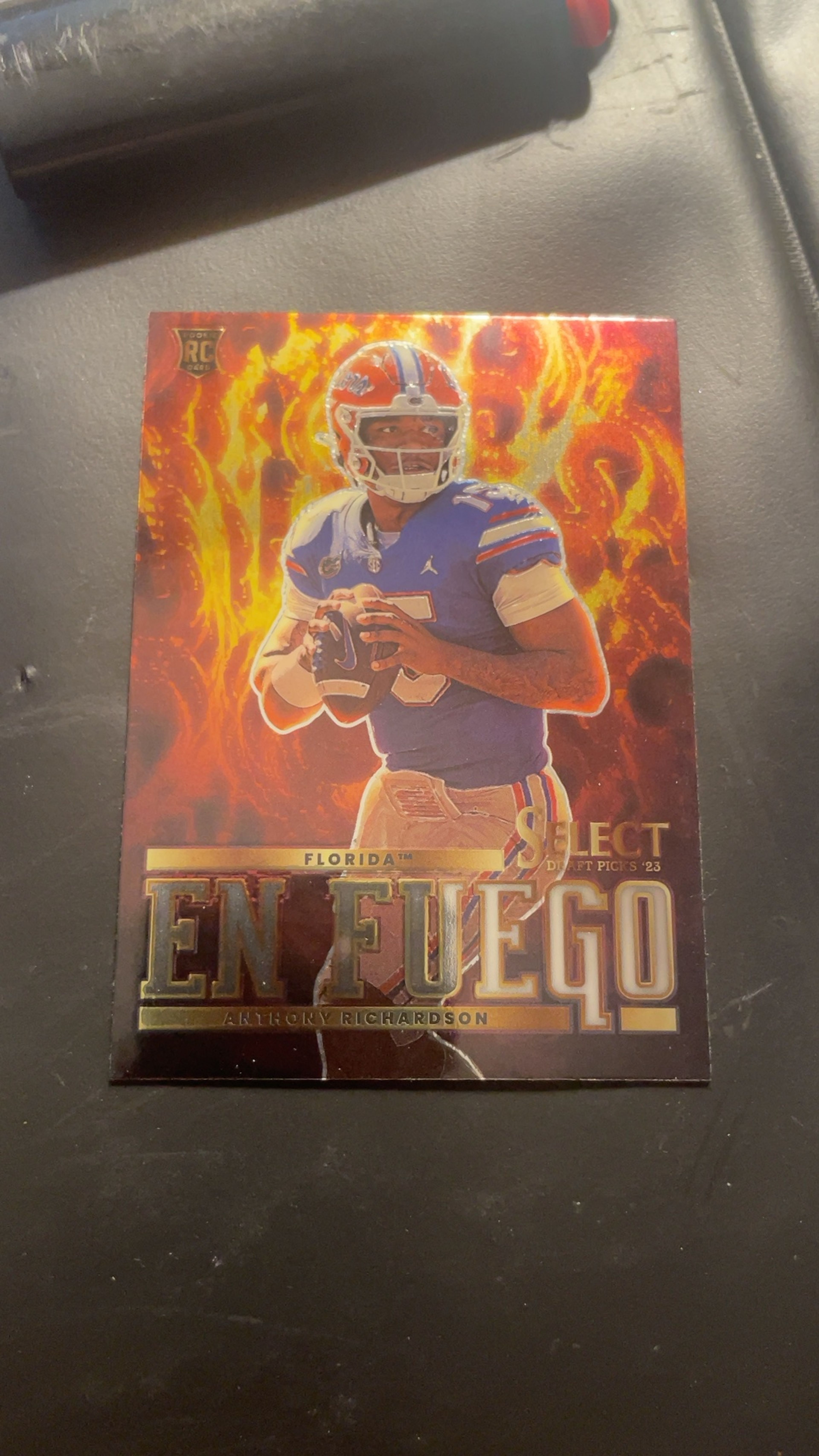 Panini Select Draft Picks 2023 En Fuego Anthony Richardson Rookie Card