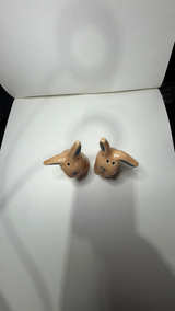 Goebel Vintage Yellow Gold Bunny Salt and Pepper Shaker Set - Image 6