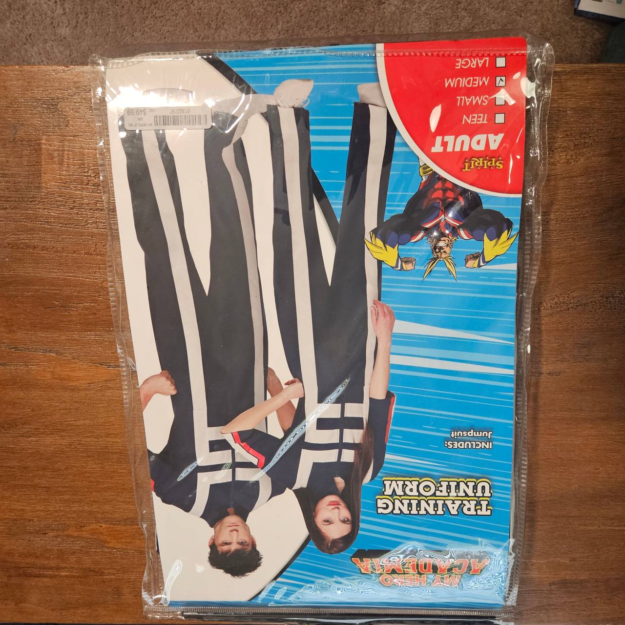 Spirit Halloween My Hero Academia Training Uniform Adult Costume