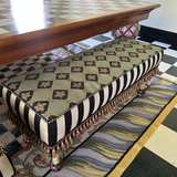MacKenzie-Childs Tuxedo Park Bench four available - Image 1