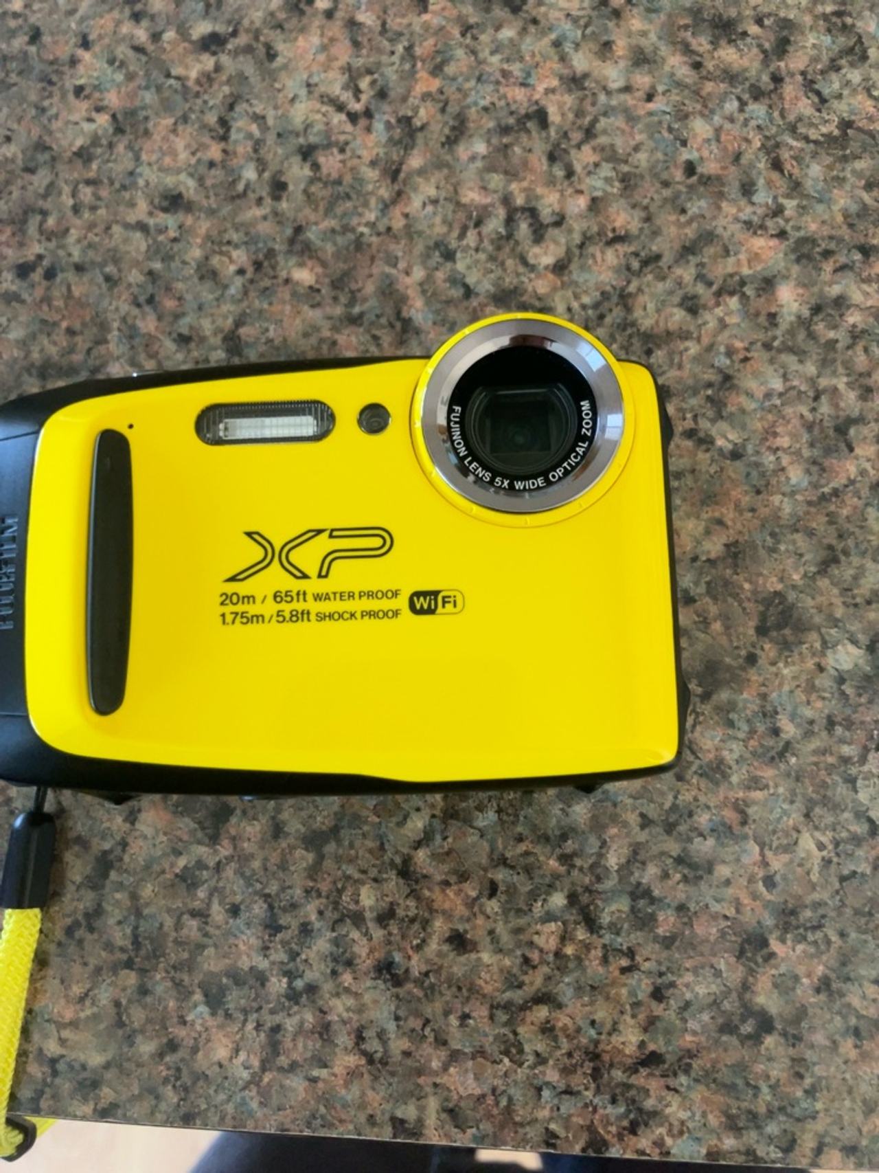 Fujifilm FinePix XP130 Yellow Waterproof Digital Camera
