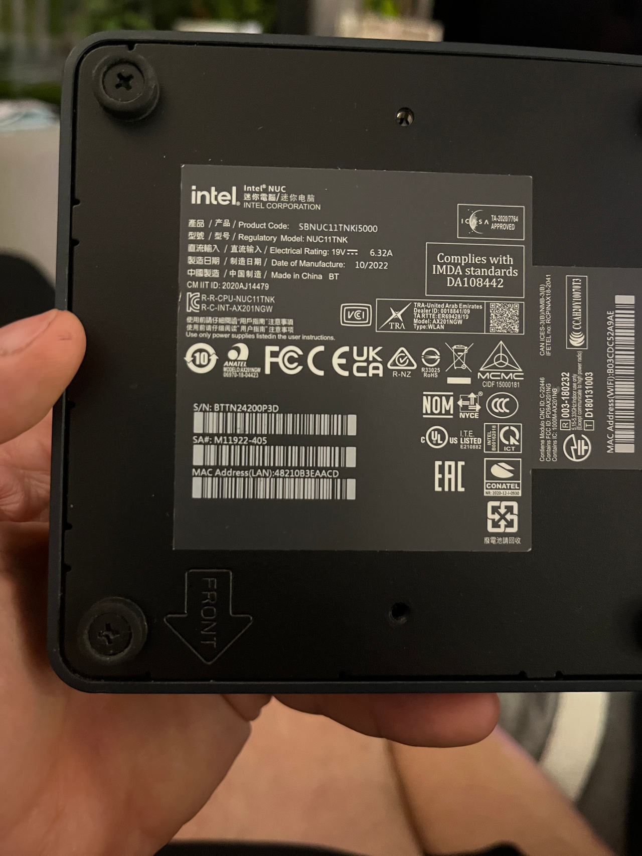 Intel NUC 11