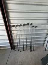 Tour Edge mixed golf club set and bag. - Image 1