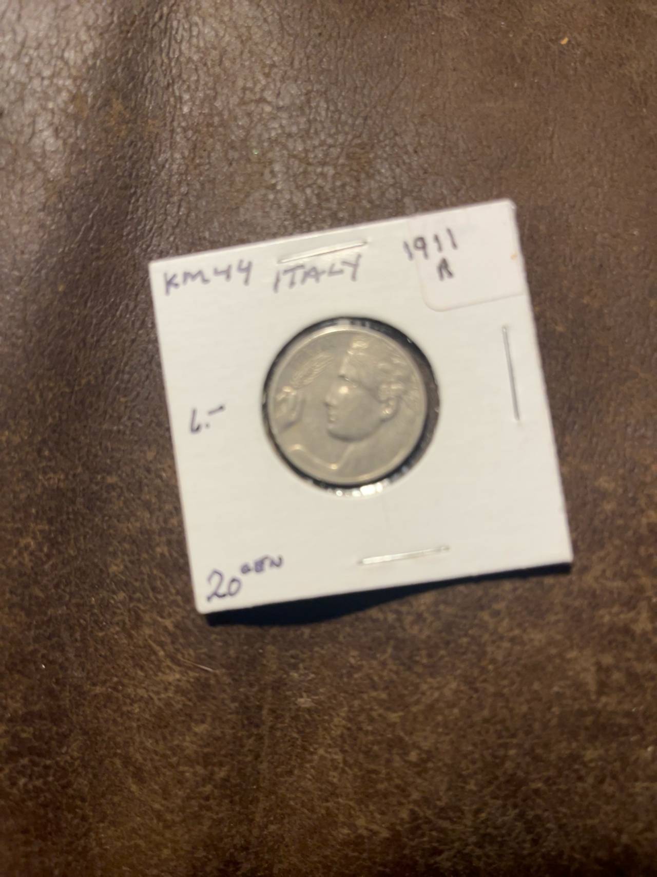 Italy 20 Centesimi Coin