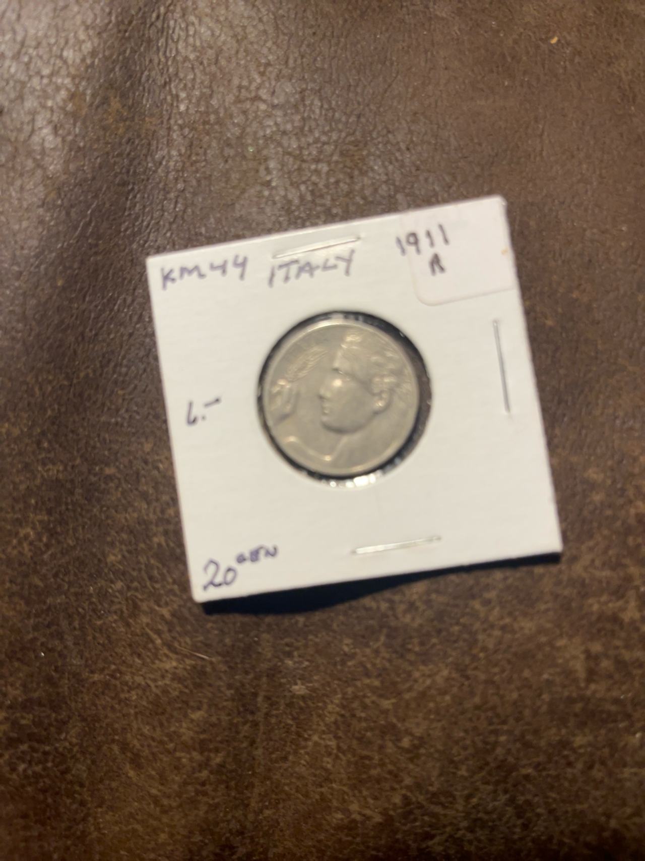 Italy 20 Centesimi Coin