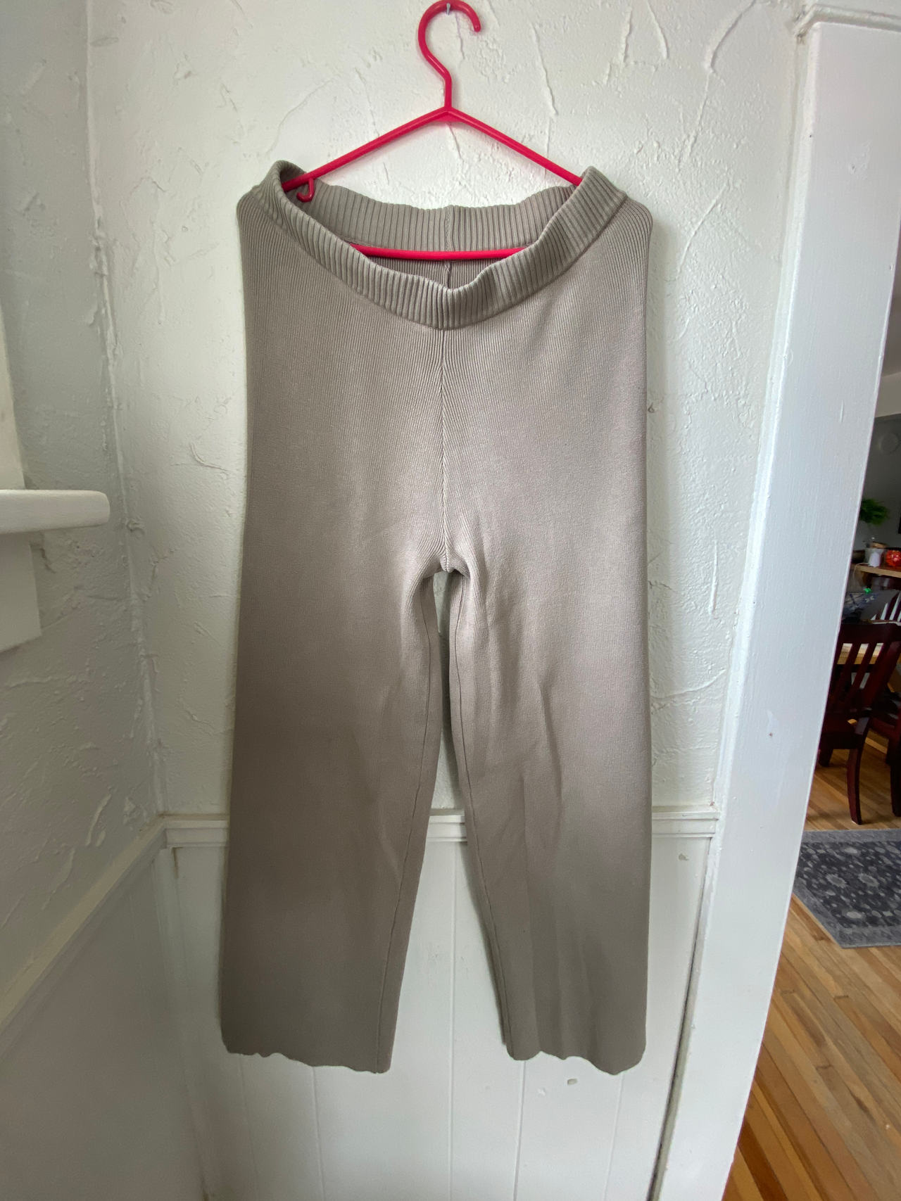 Knit Wide Leg Pants & Jacket 