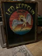 Led Zeppelin Swan Song Blacklight Velvet Poster 1997. #1655 - Image 2
