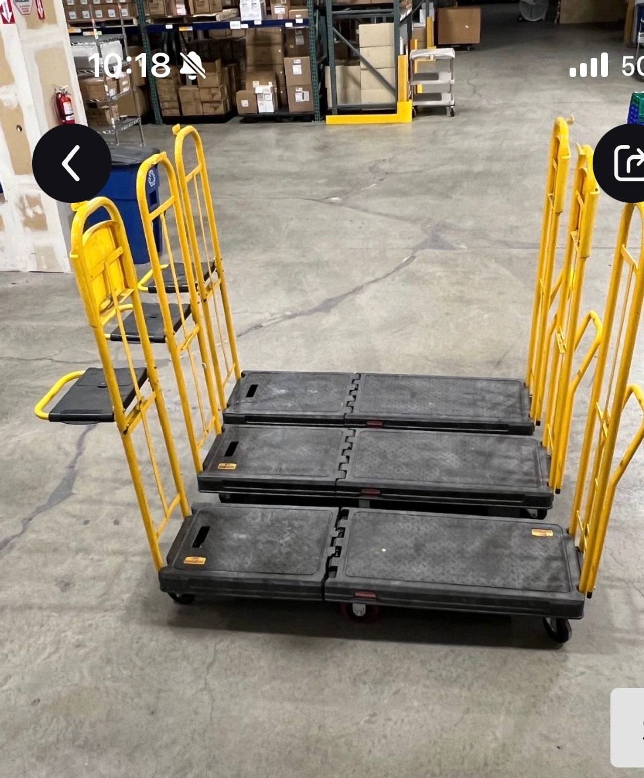 Rubbermaid Commercial StockMate Restocking Truck