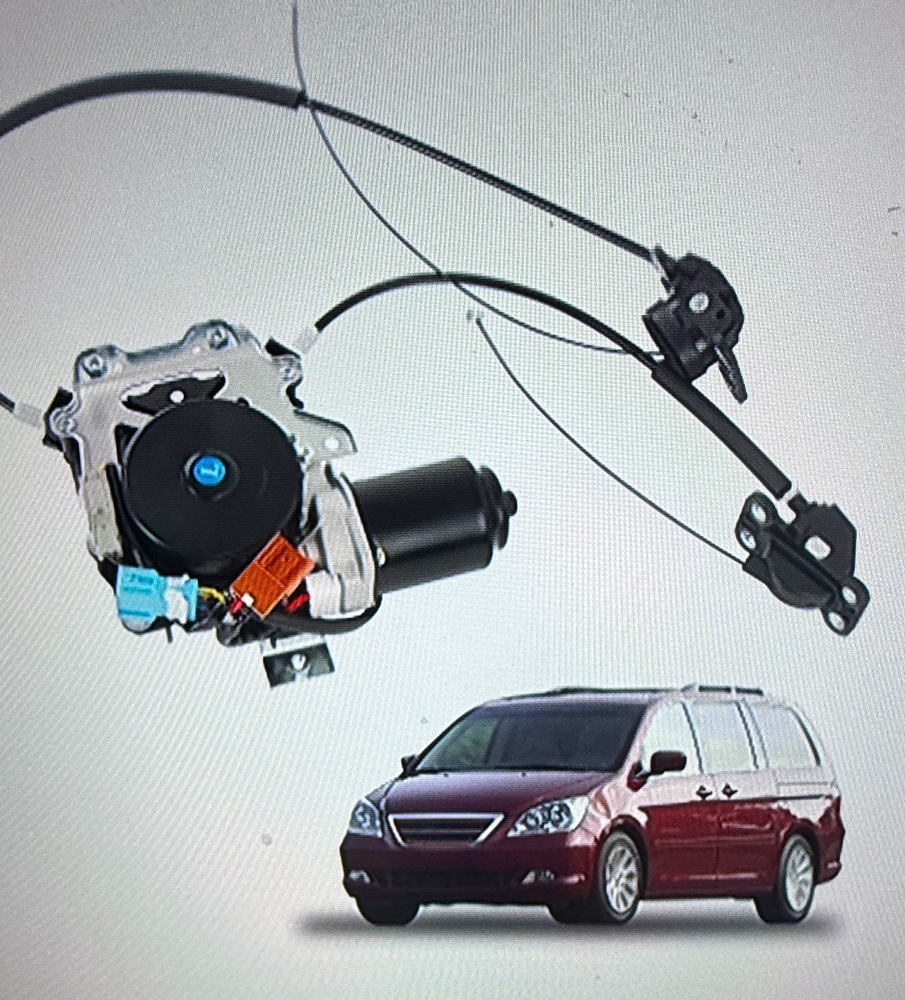 Honda Odyssey Left Power Sliding Door Motor Assembly 2005-2010