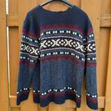 Sweater Project Women’s Size 2X Vintage Fair Isle Distressed Collar  - Image 5
