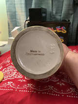 Vintage Czechoslovakian Ceramic Vase/Canister - Image 4