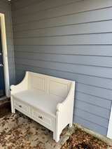 Wooden Entryway Storage Bench with Drawers - Image 2