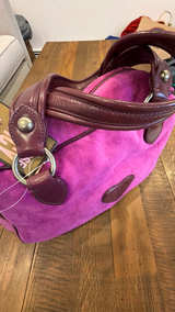 Juicy Couture Daydreamer Tote Purple INSIDE SILVER FALLING APART FROM AGE  - Image 5