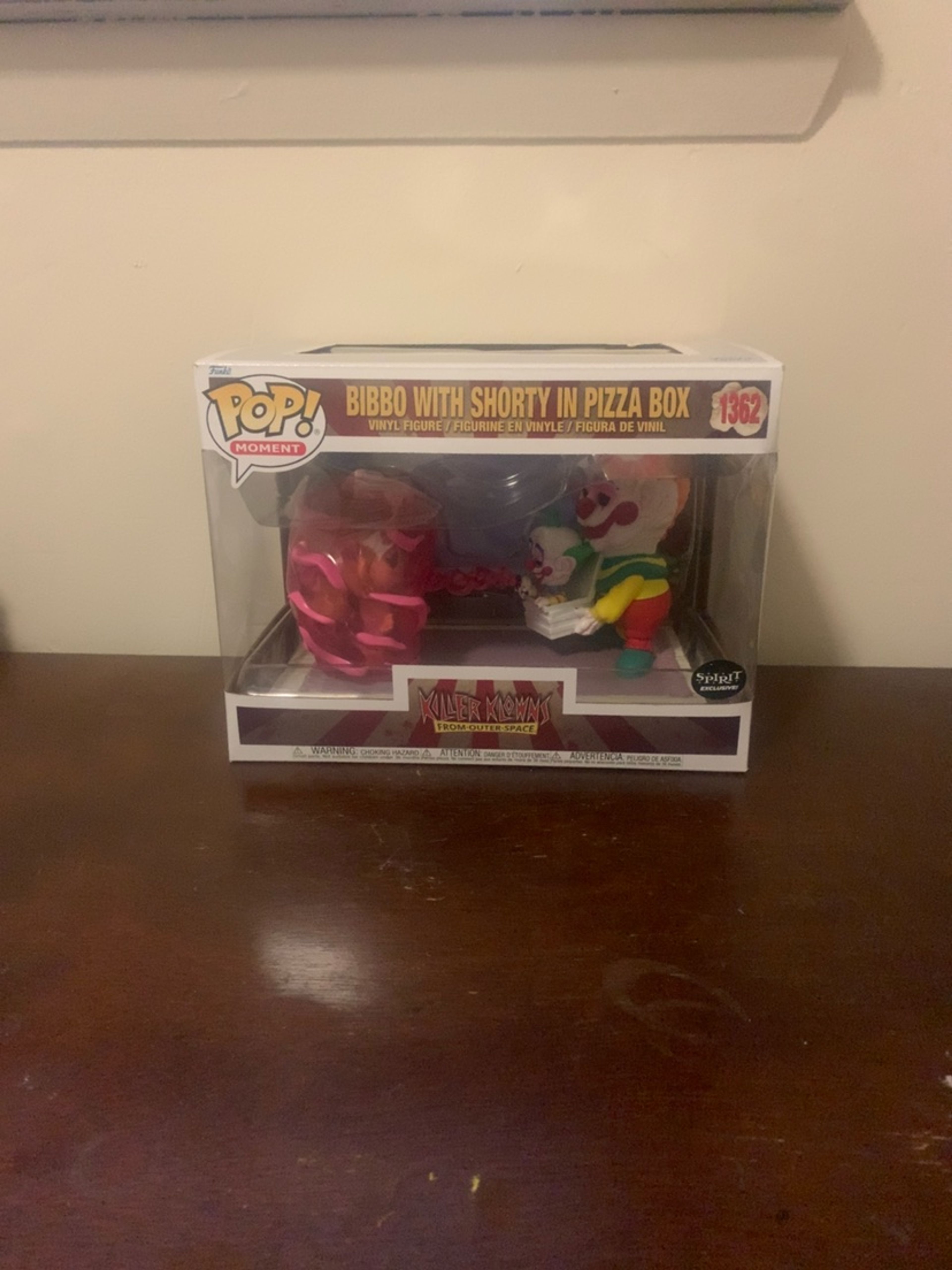 Funko Pop Killer Klowns Bibbo with Shorty in Pizza Box