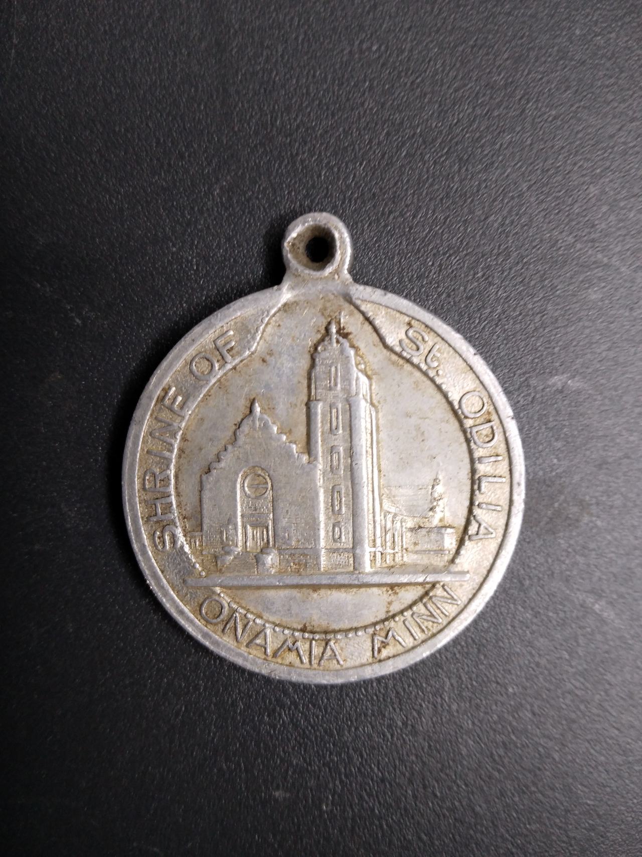 Vintage St. Odilia Religious Medal