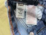 Levi’s 715 Girls Bootcut Jeans Size 12 Reg W28 L26 Thick Stitch Flap Pocket - Image 4