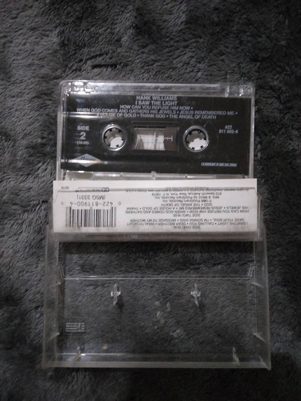 Hank Williams - I Saw The Light Cassette Tape