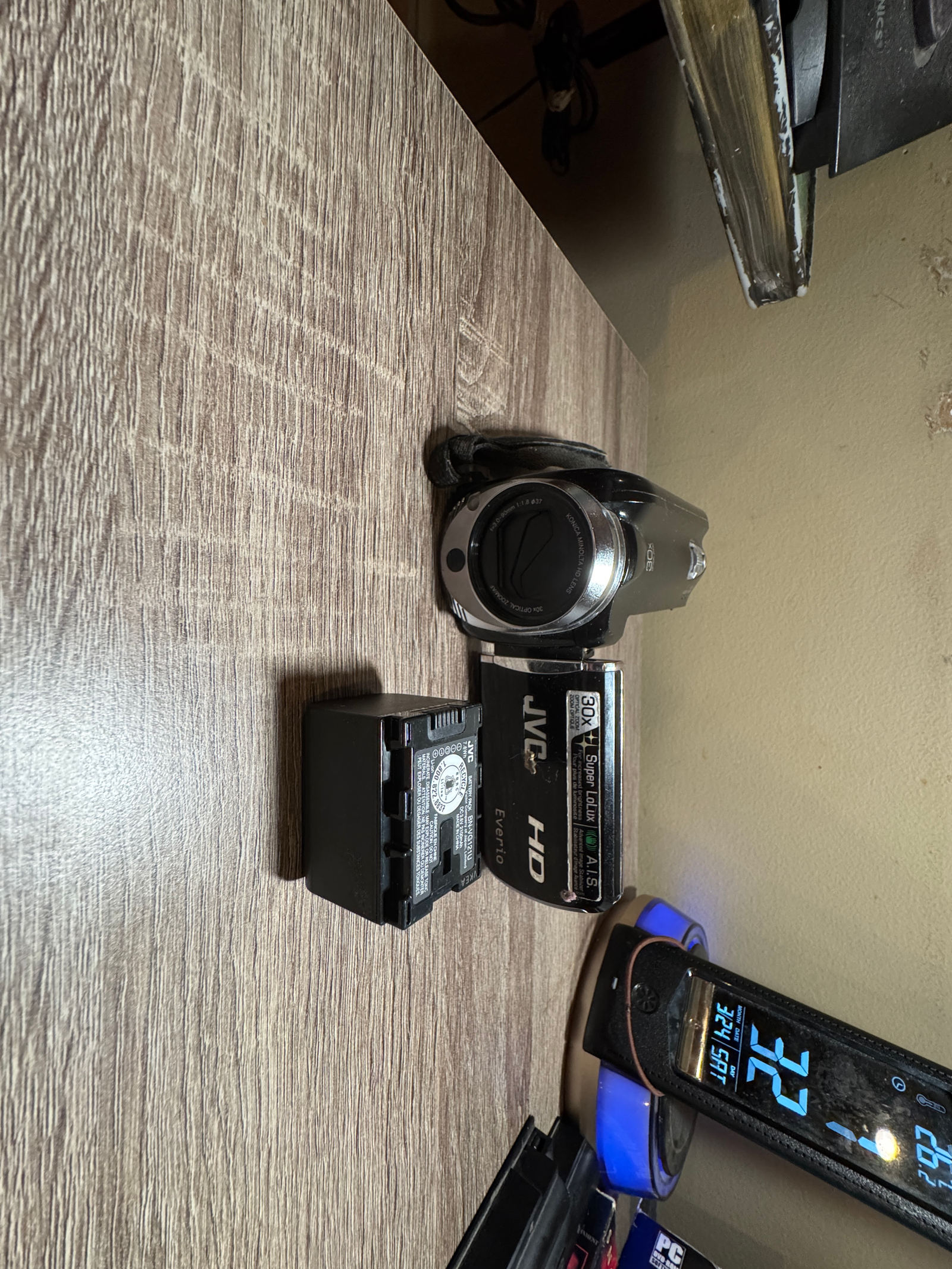 JVC Everio HD Camcorder - Untested - Sold as is