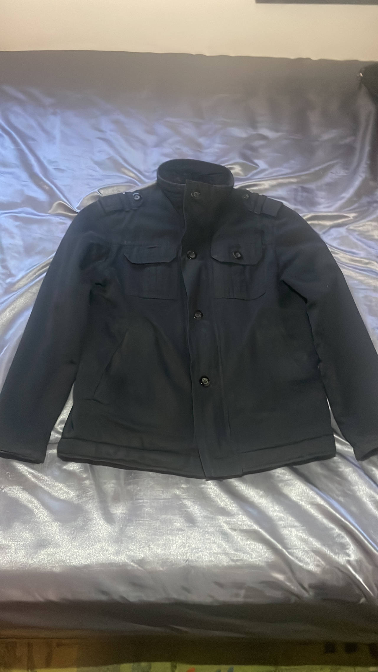 Early 2000s Old Navy Wool Blend Military Jacket