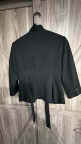 The Limited Black Ruffle Tie Front Blazer Small - Image 5