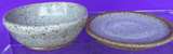 Handmade Speckled Ceramic Bowl and Saucer Set - Image 1