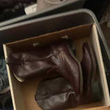 Justin Women's Classic Roper Boots - Burgundy Leather - Image 1