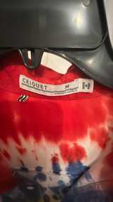 Criquet Shirts Red, White, and Blue Tie-Dye Players Shirt - Image 3