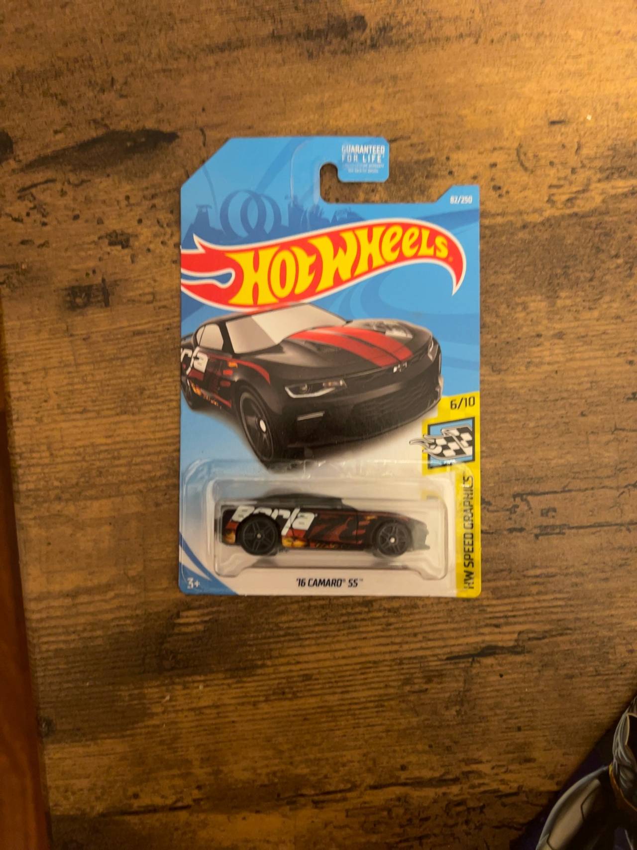 Hot Wheels 2019 #82 2016 Chevrolet Camaro SS Black Diecast