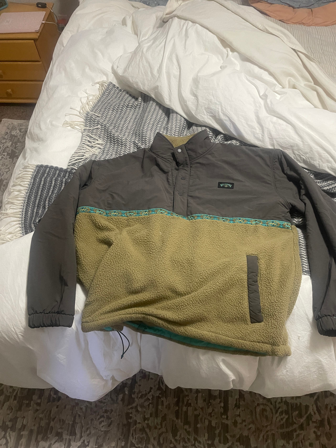 Billabong A/Div Boundary Mock Neck Fleece