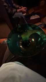 Viking Glass Emerald Green Compote Bowl - Image 3