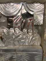 Vintage Mother of Pearl Last Supper Carving - Image 4