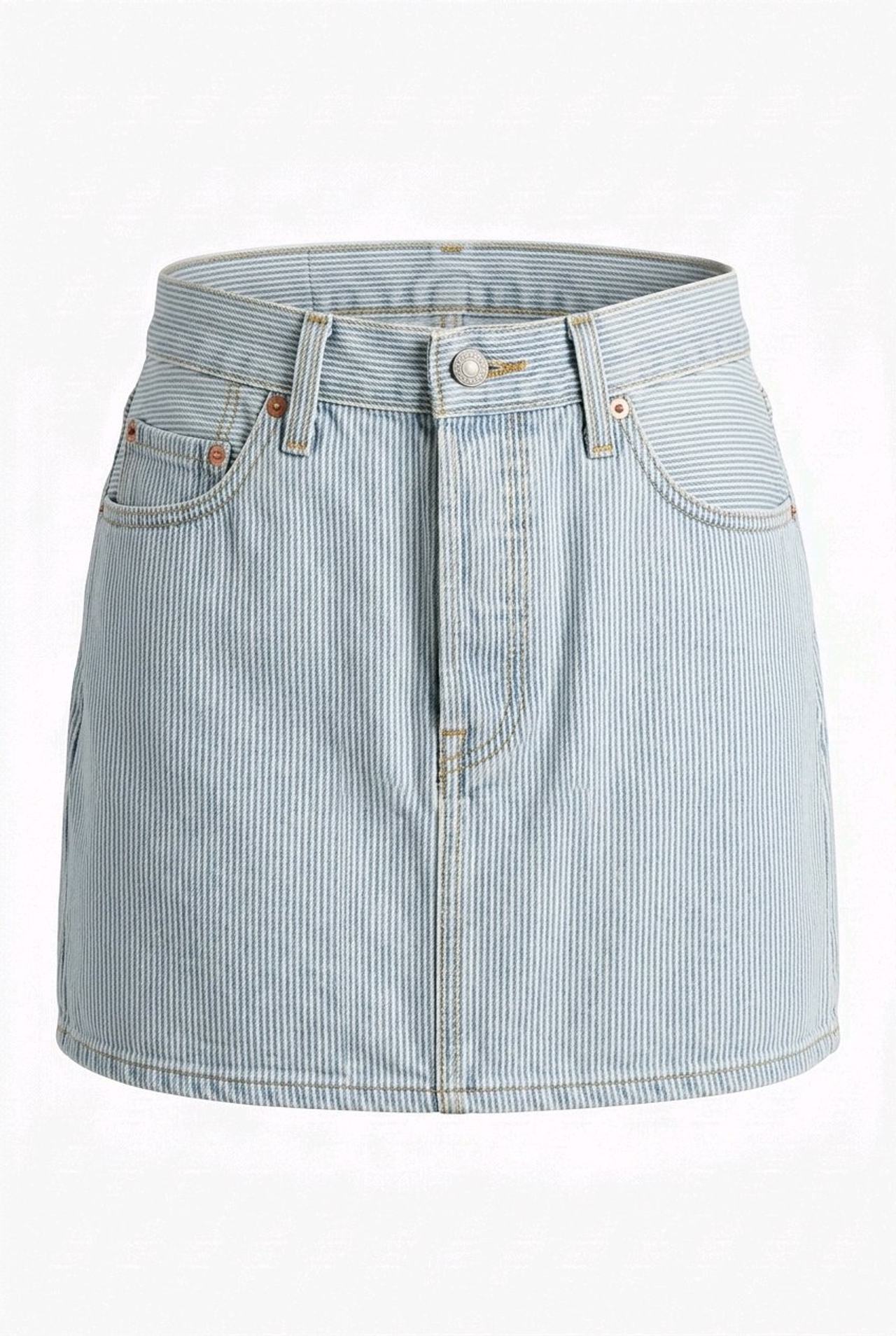 Levi's Icon Skirt in Hickory Stripe sz 28