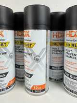 7x Flat Black Spray Paint – HDX Rust Preventative (New) - Image 7
