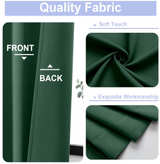 Ava Ever Green Blackout Curtains for Bedroom 96 Inches Long 2 Panels, 52x95" - Image 7