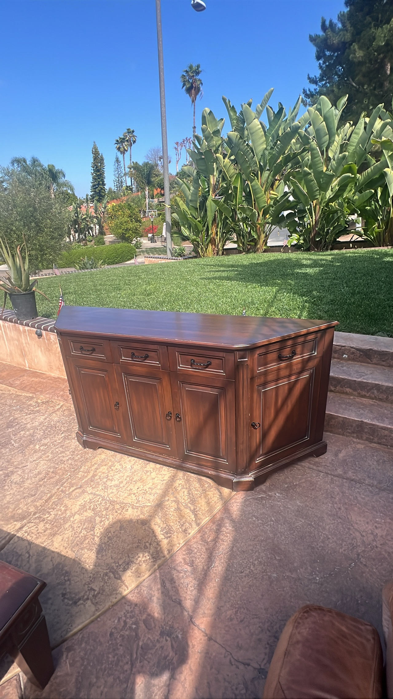 Custom Solid Wood Sideboard Buffet Cabinet