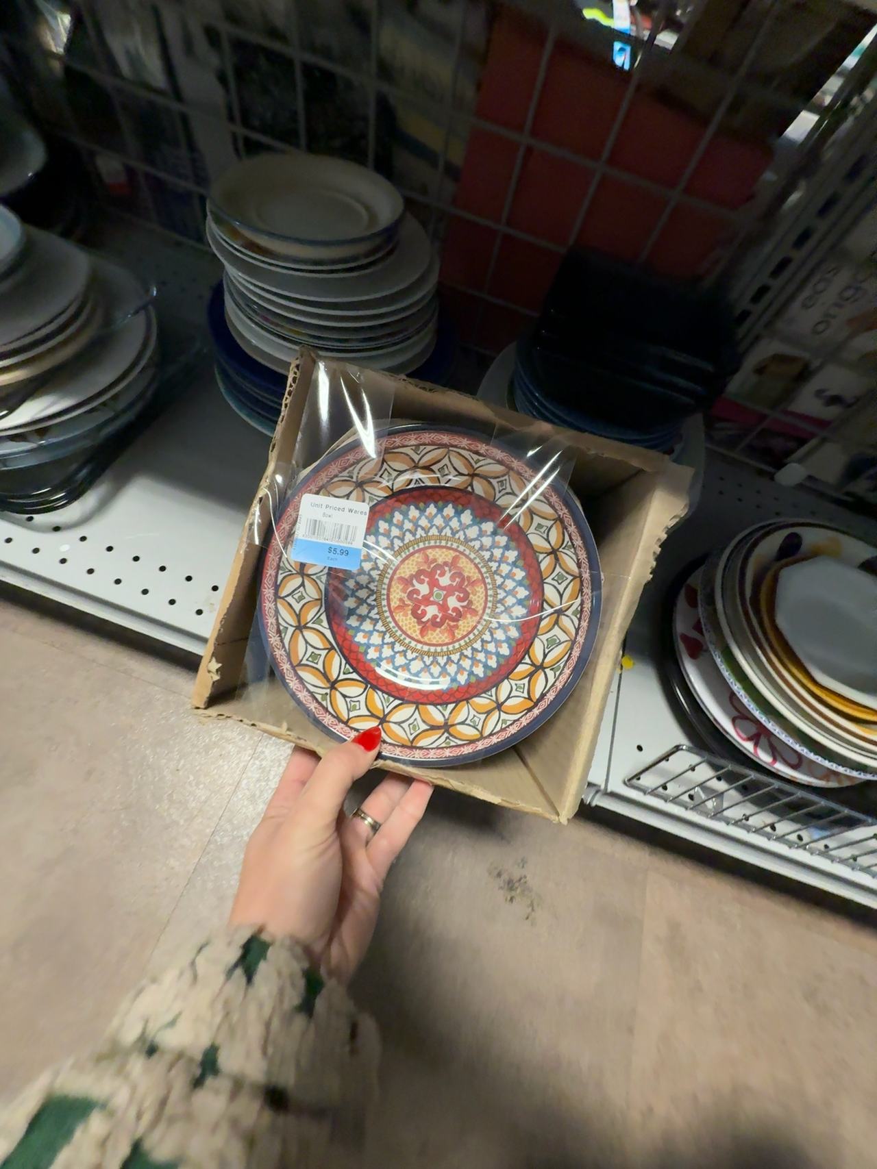Williams Sonoma Sicily Red Melamine Bowl