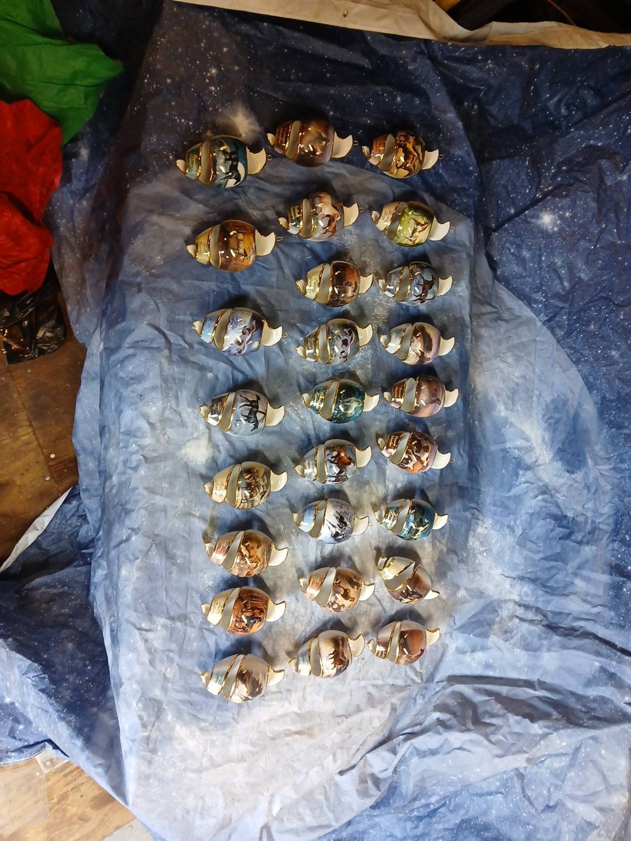 Bradford Editions Nature's Whispers Shell Ornaments