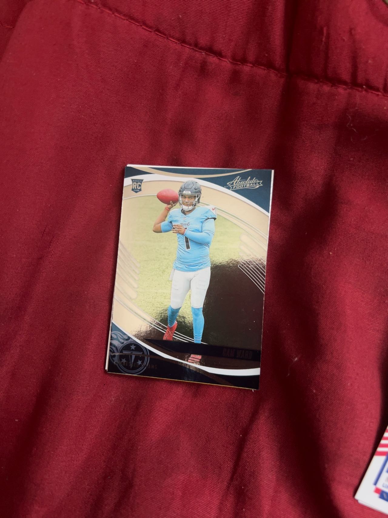 Panini Cam Ward 2025 Rookie Card
