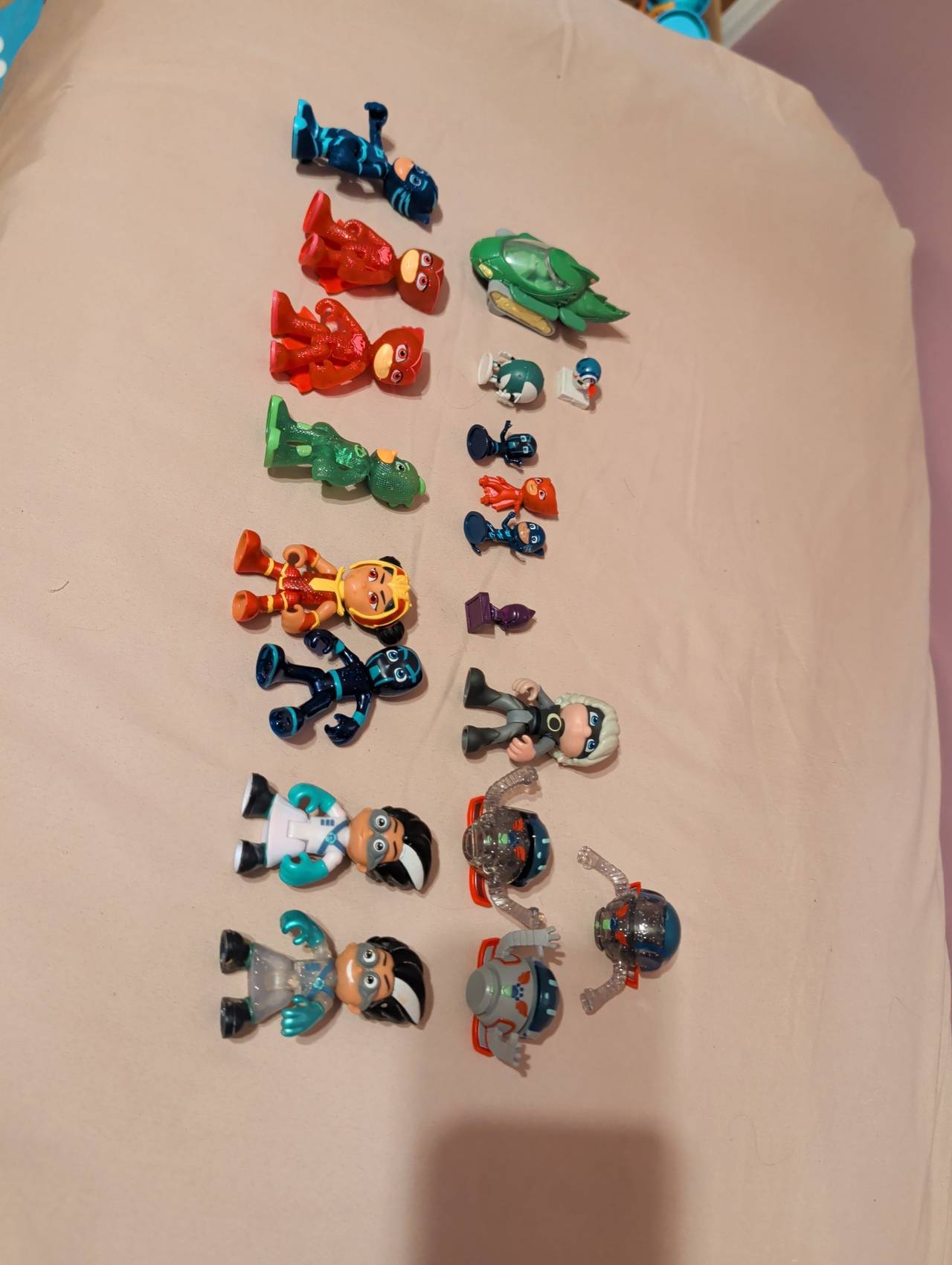 PJ Masks Deluxe Figure Set Lot